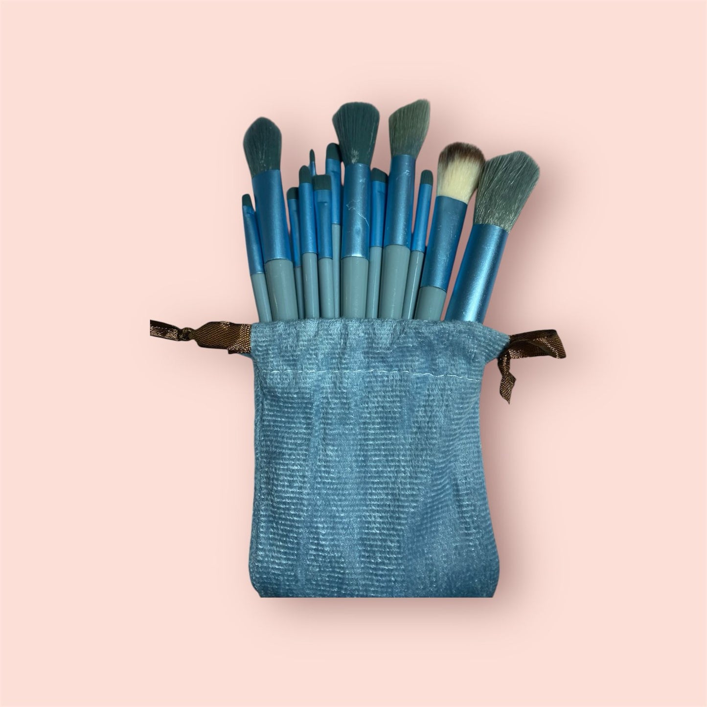 Kit de Pincéis de Maquiagem – 10 Peças com Estojo