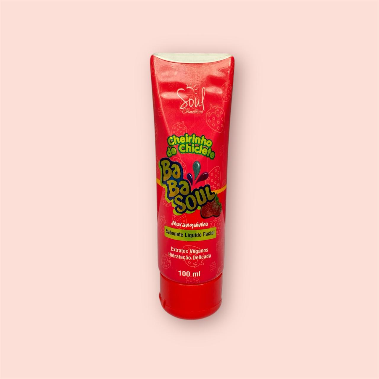 Sabonete Líquido Facial BaBa Soul - Cheirinho de Chiclete (100ml)