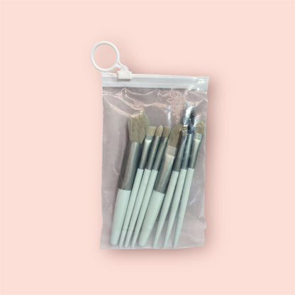 Kit de Pincéis de Maquiagem – 8 Peças com Estojo