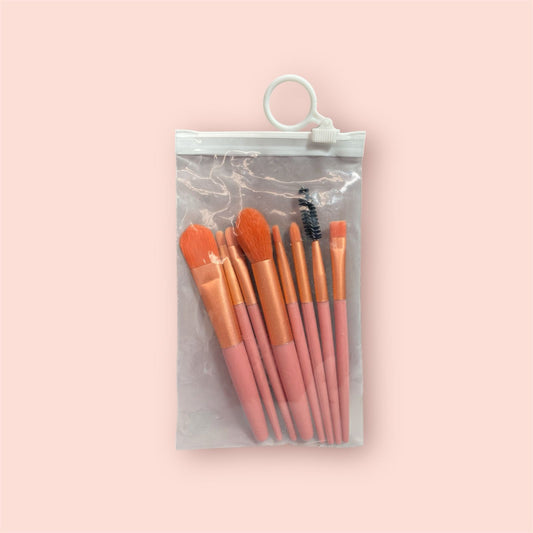 Kit de Pincéis de Maquiagem – 8 Peças com Estojo