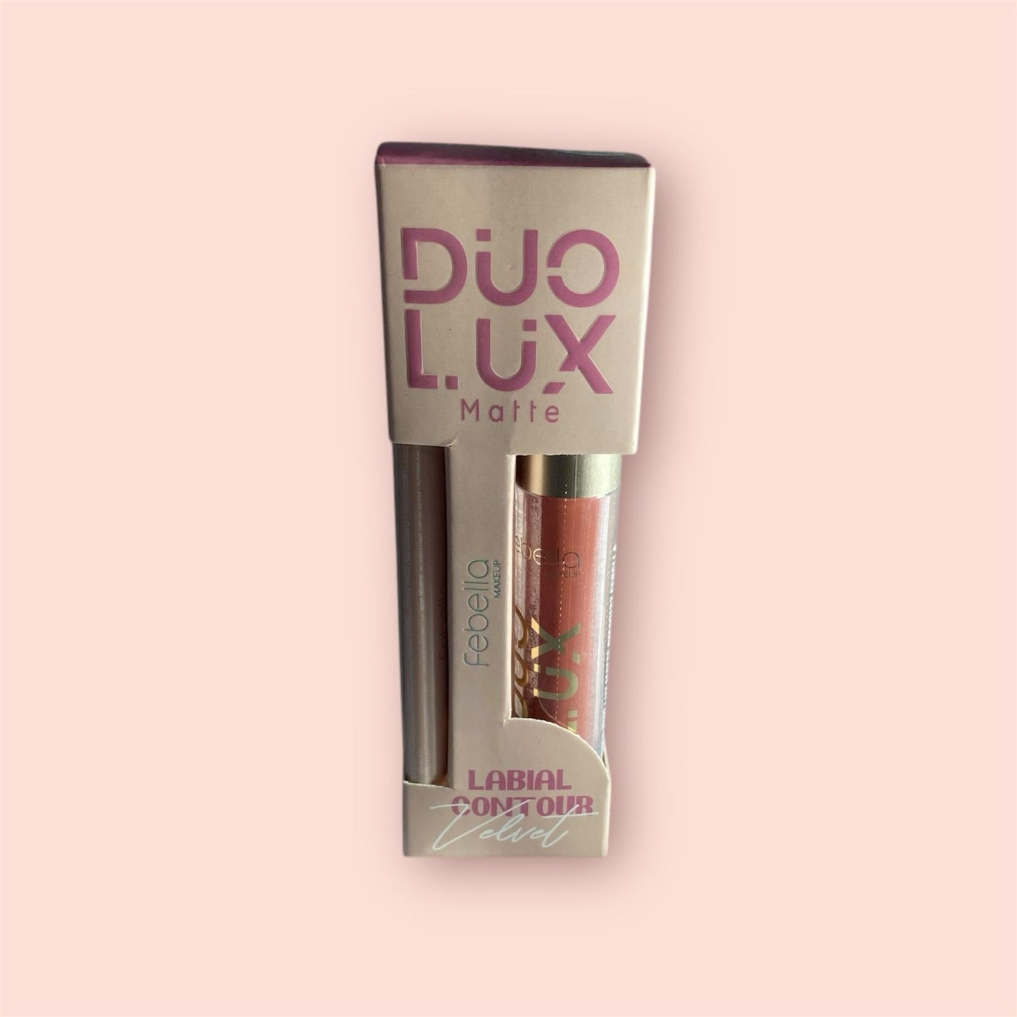 Matte Labial Duo Lux Contour Velvet – Febella