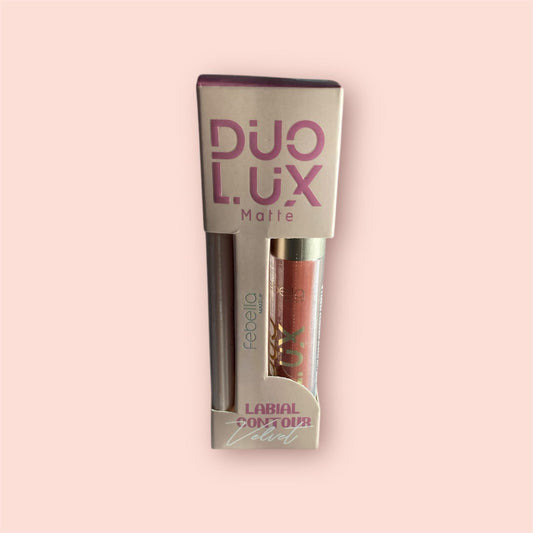 Matte Labial Duo Lux Contour Velvet – Febella